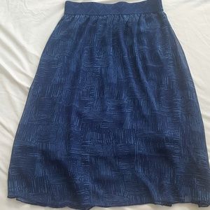 LulaRoe Lola - Blue Line - Small